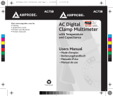 Amprobe AC75B AC Digital Clamp Multimeter Manuale utente