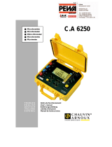 Chauvin-Arnoux CA6250 Manuale del proprietario