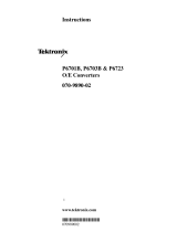 Tektronix P6703B Manuale utente