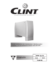 Clint FVW 12÷74 universal fan coil MARVIN Manuale utente