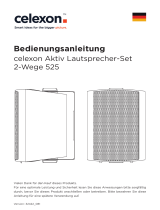 Celexon Aktiv Lautsprecher-Set 2-Wege 525-W Manuale del proprietario