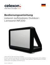 Celexon opblaasbaar outdoor-projectiescherm INF200 Manuale del proprietario