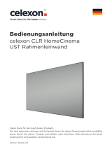 Celexon CLR HomeCinema UST Hochkontrast-Rahmenleinwand 120", 265 x 149cm Manuale del proprietario