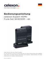 Celexon WHD30M Expert radiowy system bezprzewodowy HDMI 4K UHD 3840x2160 60GHz Manuale del proprietario