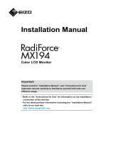 Eizo MX194 Manuale del proprietario