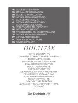 De Dietrich DHL7173X-01 Manuale del proprietario