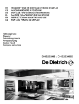 De Dietrich DHB2934B-01 Manuale del proprietario