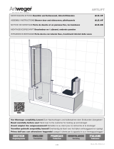 Artweger Shower door and sidescreen, plinth-panels Assembly Instructions