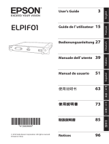 Epson ELPIF01 Projector Interface Board HDMI/DVI-D Guida utente