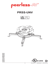 Peerless PRSS-UNV Manuale utente