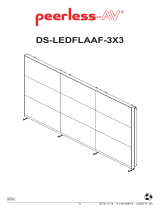 Peerless DS-LEDFLAAF-3X3 Manuale utente