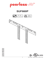 Peerless SUF660P Guida d'installazione