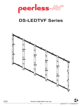 Peerless DS-LEDTVF-4X4 Manuale utente