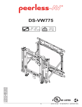 Peerless DS-VW775 Guida d'installazione