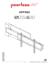PEERLESS-AV HPF665 Manuale del proprietario