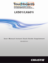 Christie LX501 Manuale utente