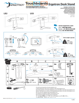 Ergotron Dual Display Lift Stand Manuale utente