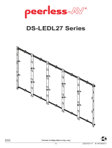 Peerless DS-LEDL27-5X5 Guida d'installazione