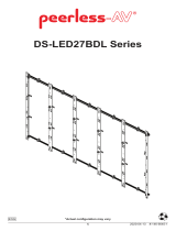 Peerless DS-LED27BDL-4x4 Guida d'installazione