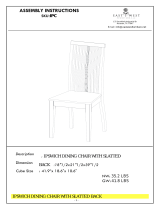 East West Furniture IPC-BMK-W Assembly Instructions