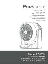 Pro Breeze PB-F09-UK-PLUGRW-FBA Manuale utente