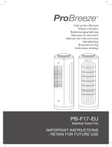 Pro Breeze PB-F17B-UK-FBA-2 Manuale utente