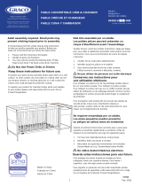 Storkcraft Graco Fable 4-in-1 Convertible Crib & Changer Assembly Instructions