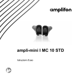 AMPLIFON ampli-mini I 2MC 10 STD Guida utente