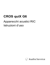 AUDIOSERVICE CROS quiX G6 Guida utente
