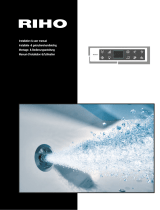 Riho whirlpool operation 10-key Installation and User Manual