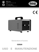 MO-EL GENERATORE DI OZONO OZ020 Manuale del proprietario