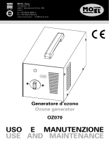 MO-EL GENERATORE DI OZONO OZ070 Manuale del proprietario