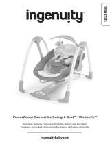 ingenuity Ingenuity ConvertMe 2-in-1 Compact Portable Baby Swing 2 Infant Seat, Wimberly Manuale del proprietario