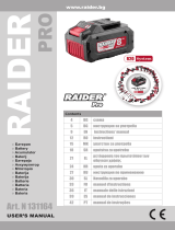 RAIDER Pro RDP-R20 Manuale utente