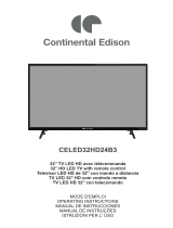 CONTINENTAL EDISON CELED32SAHD24B3 Guida d'installazione