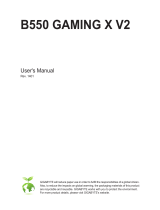 Gigabyte B550 GAMING X V2 Manuale del proprietario
