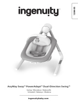 ingenuity Ingenuity AnyWay Sway Multi-Direction Portable Baby Swing, Ray Manuale del proprietario