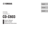 Yamaha CD-C603RK Manuale del proprietario