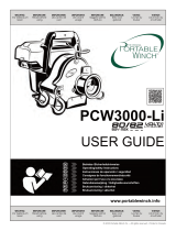 Portable Winch PCW3000-Li Battery-Powered Pulling Winch Manuale del proprietario