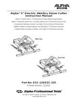 Alpha Professional Tools ESC-125/225 Manuale utente