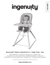 ingenuity Ingenuity Beanstalk Baby to Big Kid 6-in-1 High Chair, Newborn to 5 Years, Ray Manuale del proprietario