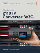 Blackmagic 2110 IP Converter 3x3G  Manuale utente
