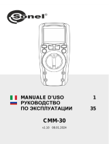 Sonel CMM-30 Manuale utente
