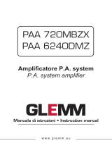 GLEMM PAA 720MBZX Manuale del proprietario