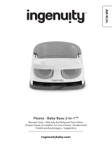 ingenuity Ingenuity Baby Base 2-in-1 Booster Feeding and Floor Seat, Cashmere Manuale del proprietario