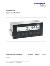 Minebea Intec Remote display PR 5110 for Zone 2/22 Manuale del proprietario