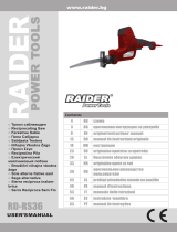 Raider Power ToolsReciprocating Saw 500W tool-free saw blade