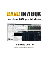 PG Music Band-in-a-Box 2023 for Windows Guida utente