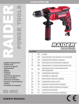 Raider Power Tools RD-ID45 Manuale utente