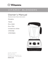 Vitamix 7500 Manuale del proprietario